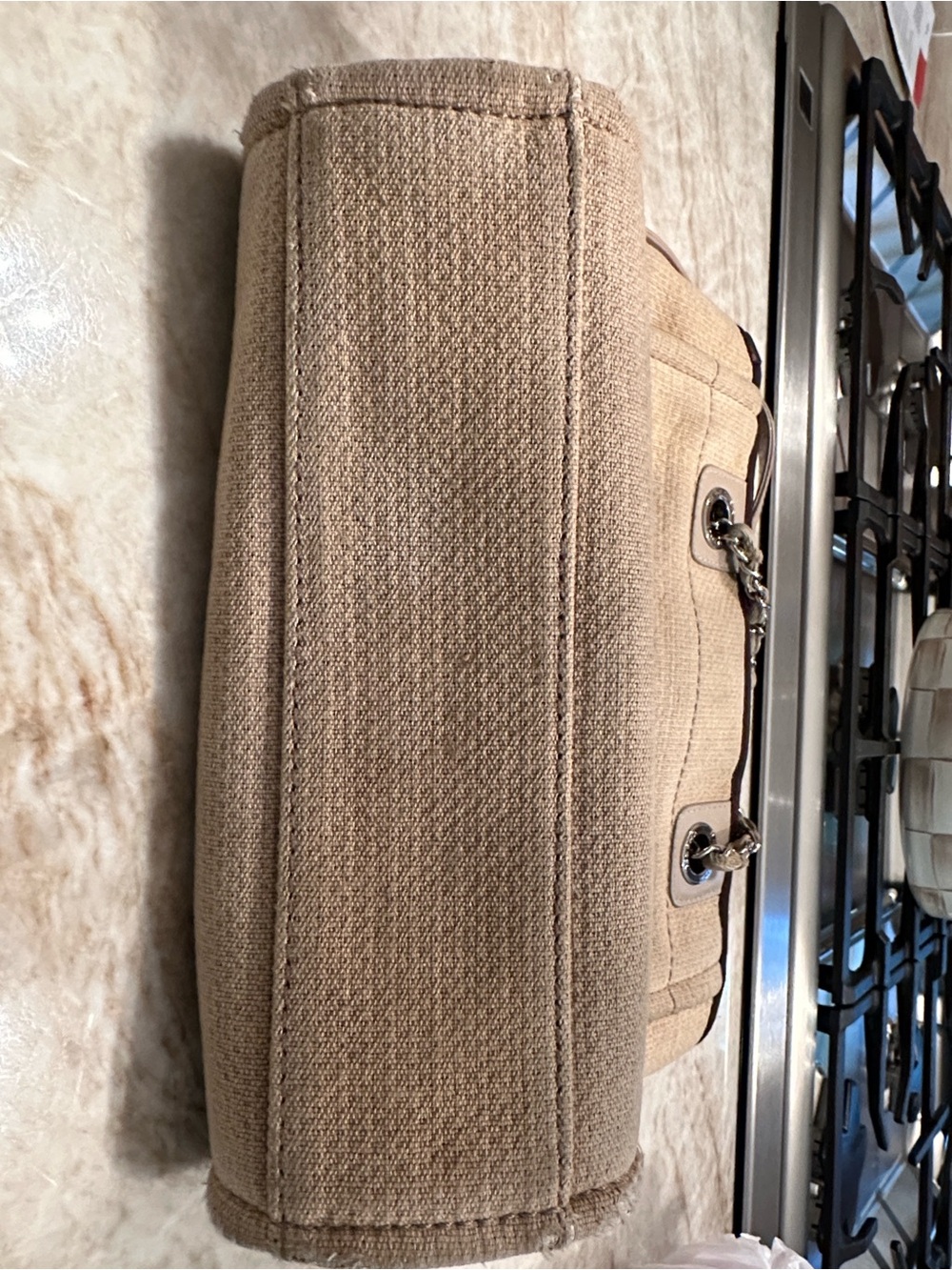 Chanel Small Deauville Chain Tote Bag - Picture 10 of 16